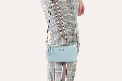 Genuine Pebble Leather Crossbody Bag