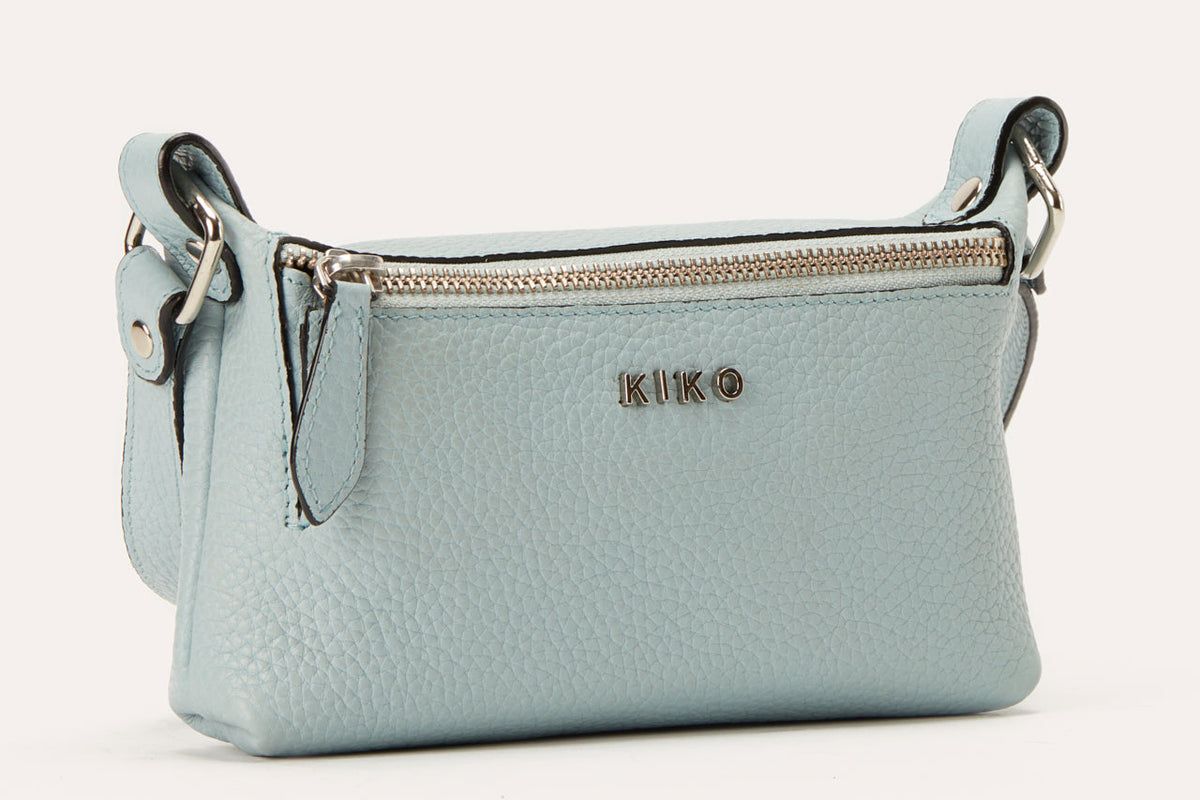 Genuine Pebble Leather Crossbody Bag