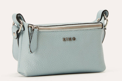 Genuine Pebble Leather Crossbody Bag