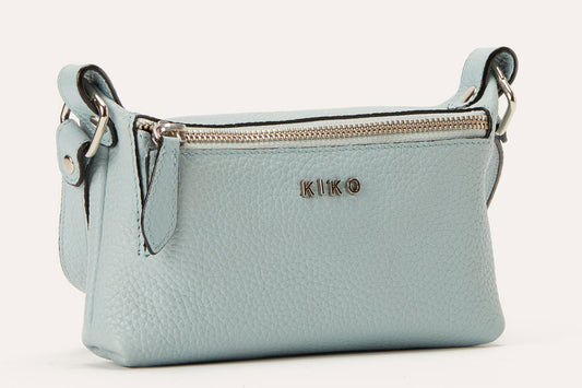 Genuine Pebble Leather Crossbody Bag