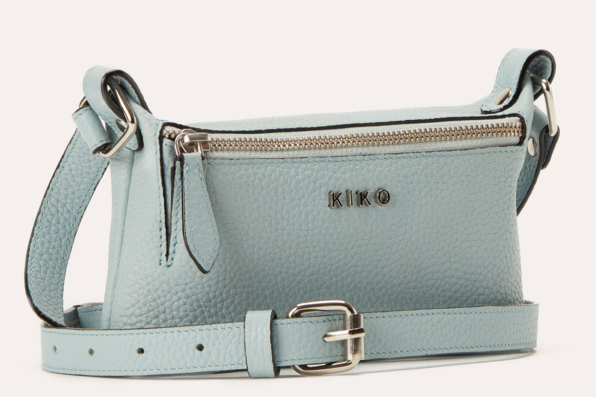 Genuine Pebble Leather Crossbody Bag
