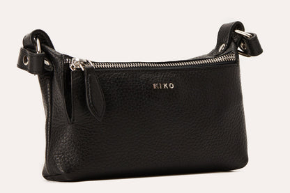 Genuine Pebble Leather Crossbody Bag