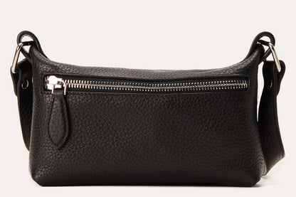 Genuine Pebble Leather Crossbody Bag