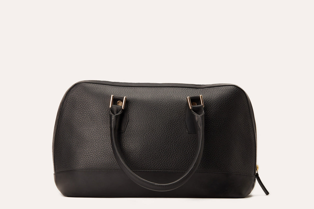 Snazzy Pebbled Leather Handbag