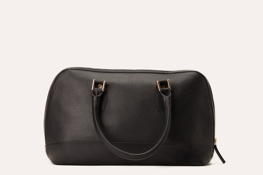 Snazzy Pebbled Leather Handbag