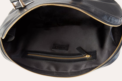 Snazzy Pebbled Leather Handbag