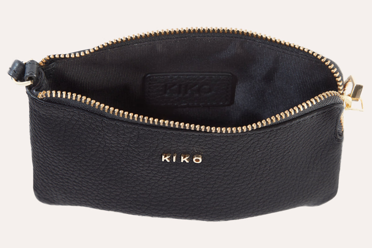 Small Pebbled Leather Wristlet