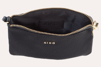 Small Pebbled Leather Wristlet