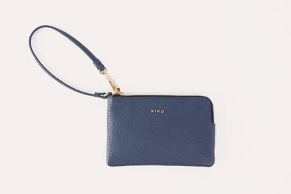 Small Pebbled Leather Wristlet