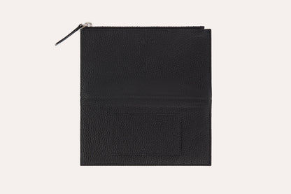 Pebbled Leather Zip Wallet