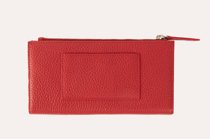 Pebbled Leather Zip Wallet