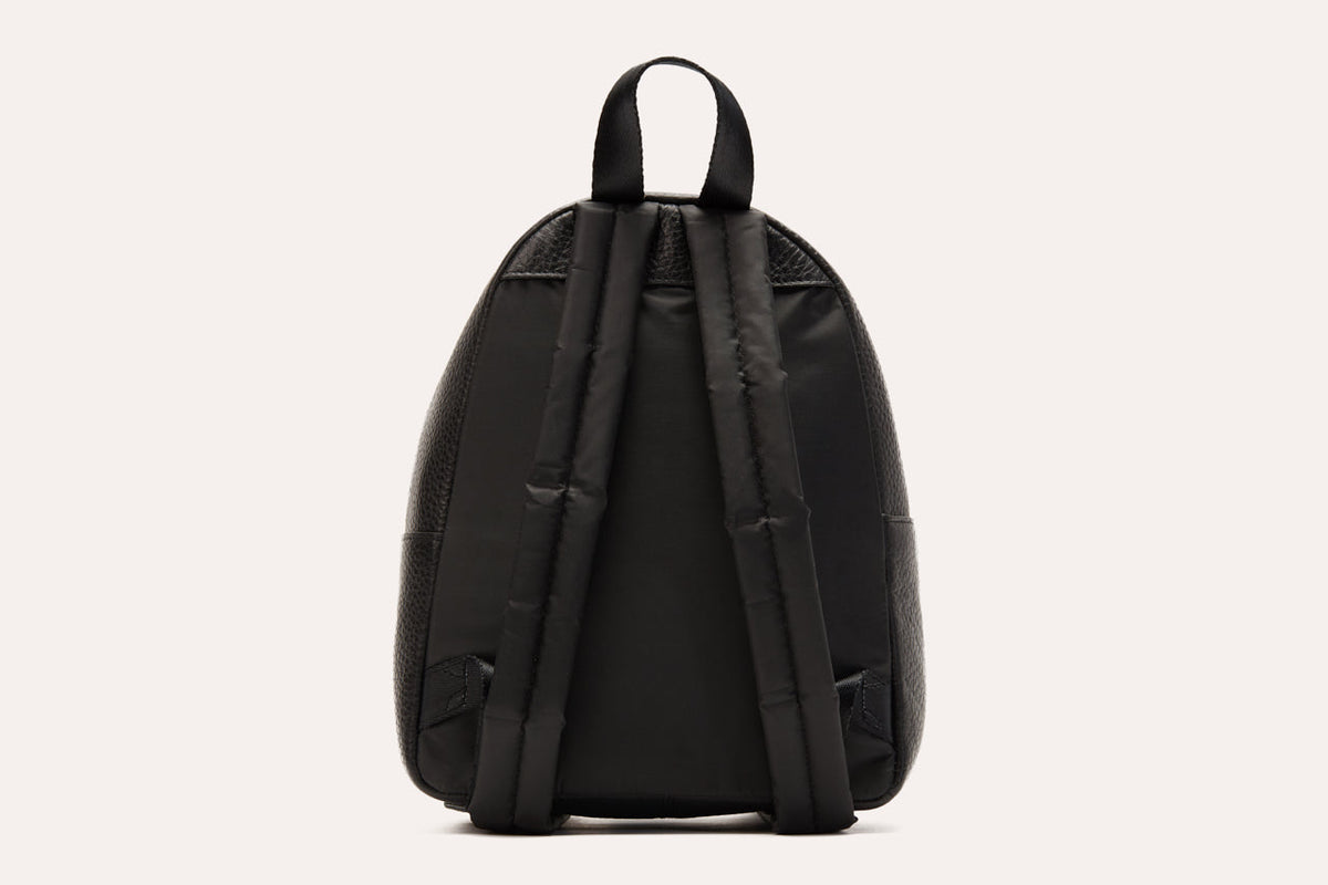 Pebbled Leather Mini Backpack
