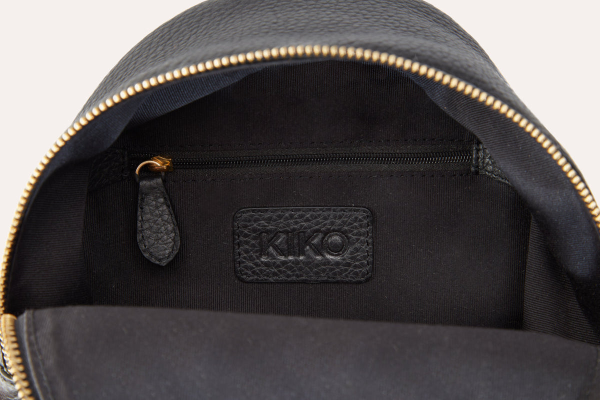 Pebbled Leather Mini Backpack