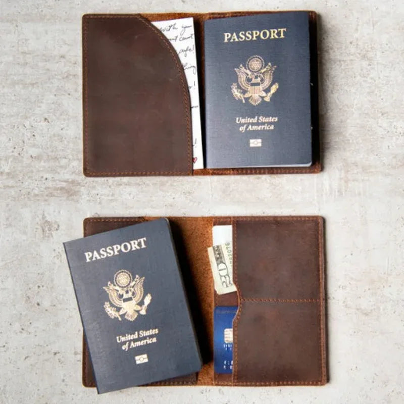 Priam Full-Grain Leather Passport Cover