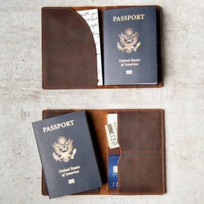 Priam Full-Grain Leather Passport Cover