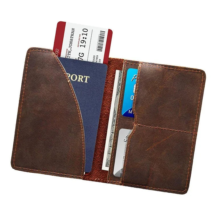Priam Full-Grain Leather Passport Cover