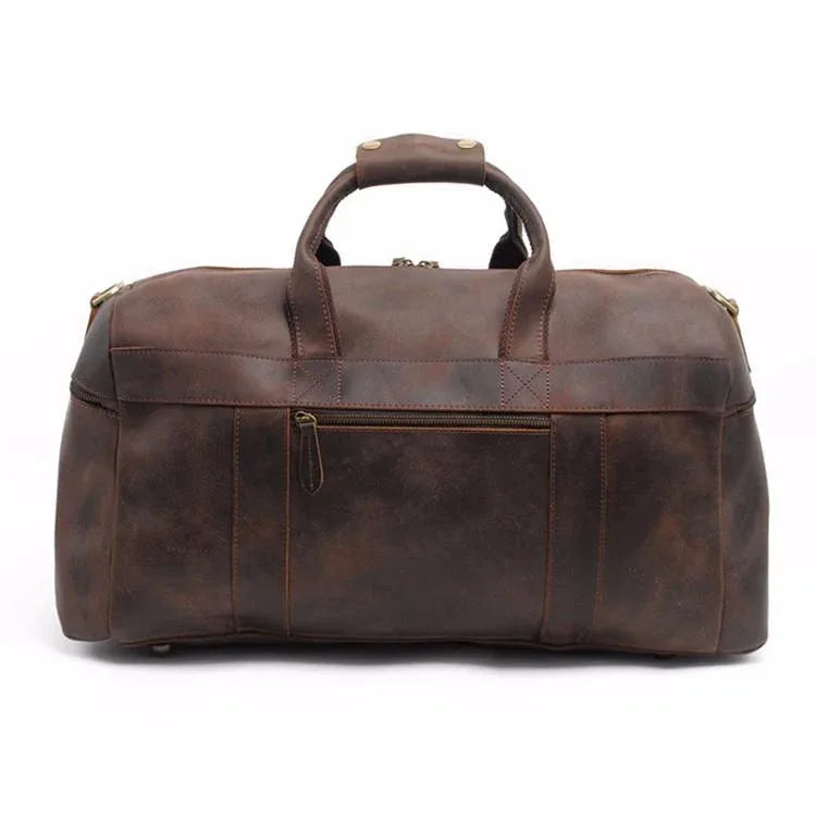 Asta Full-Grain Leather Weekender Bag